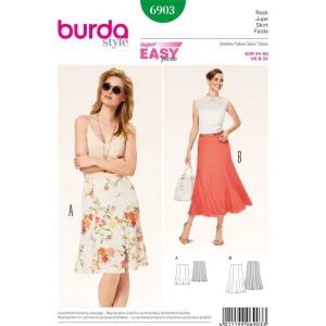 Burda B6903 Burda Style Skirts Sewing Pattern