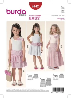 Burda Pattern 9442 Children (2-8)