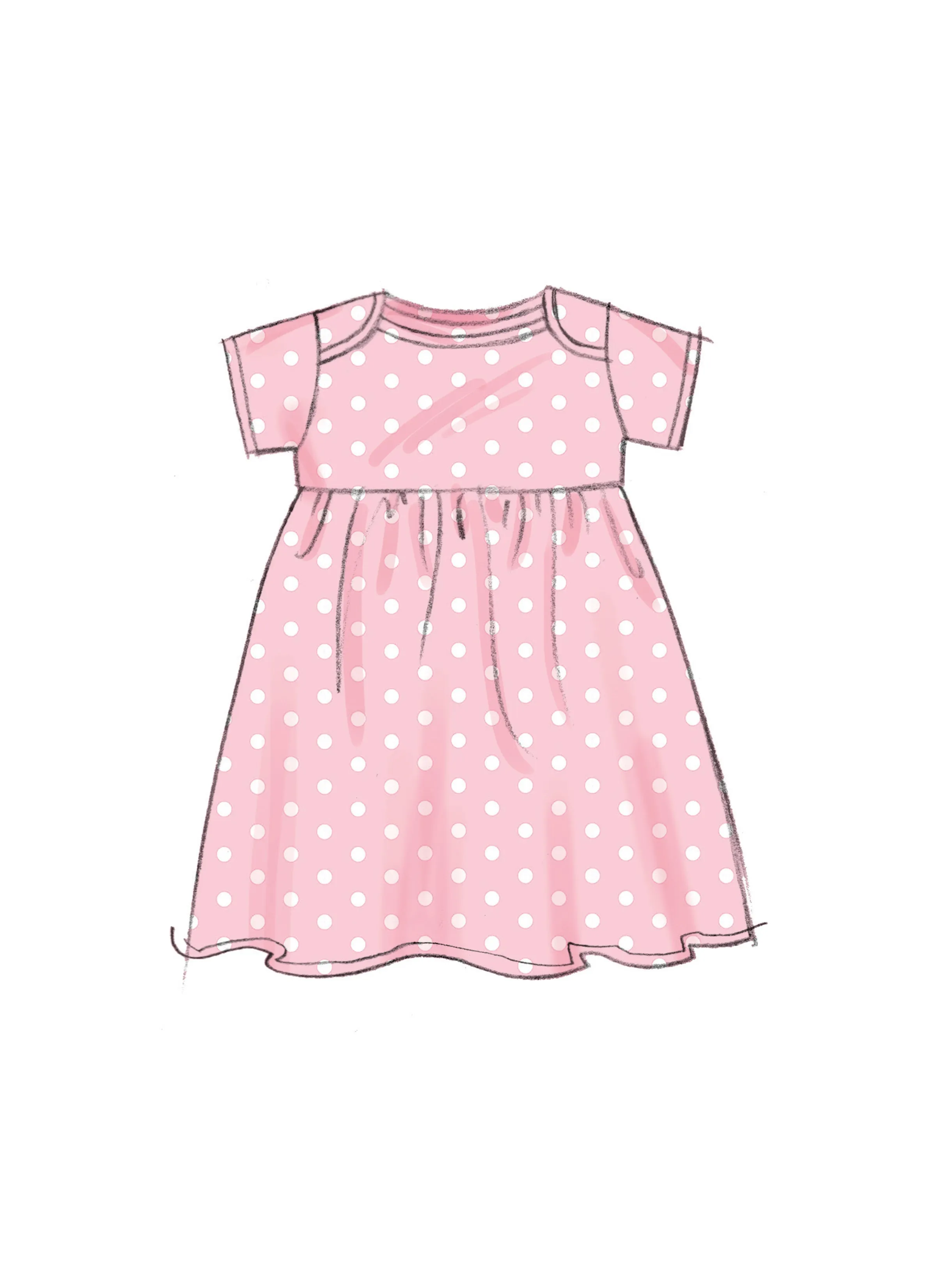 Butterick sewing pattern 6970 Infants' Jacket, Tops, Dress, Rompers