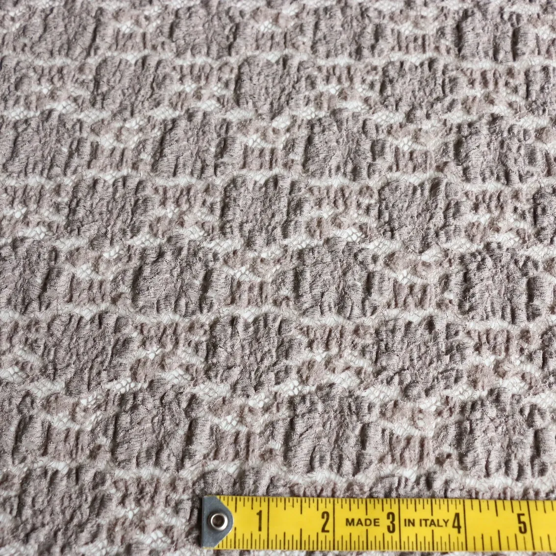 Cafe Au Lait Stretch Lace