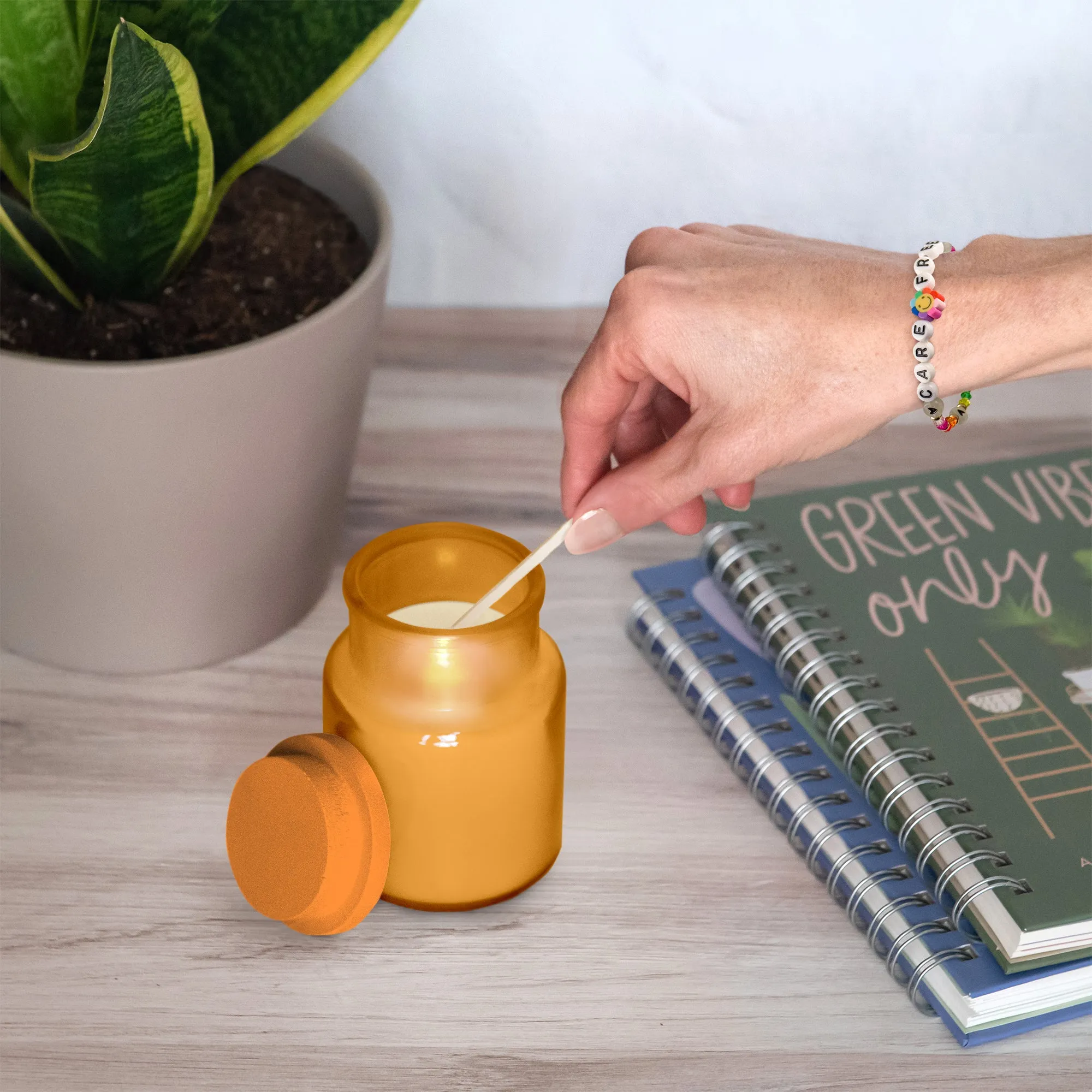 Care Free Candle & Bracelet Set