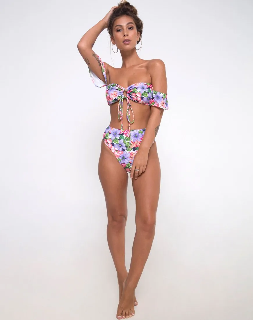 Carmella Bikini Bottom in Spring Fling