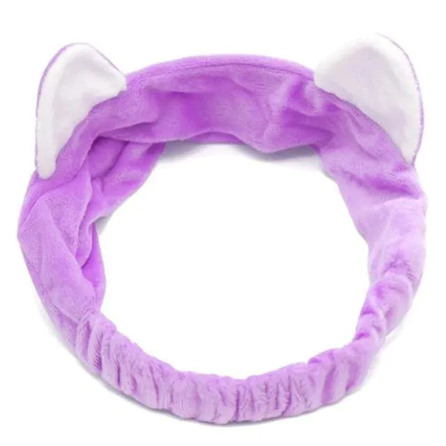 Cat Ears Turban Headbands For Girl’s Hair Bandage Accessories