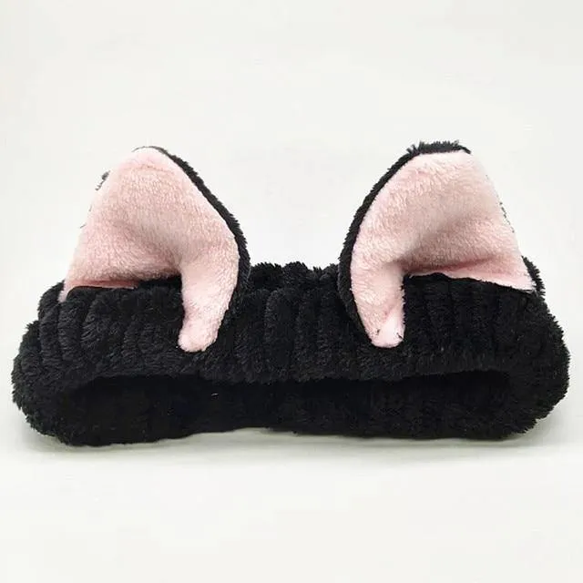 Cat Ears Turban Headbands For Girl’s Hair Bandage Accessories