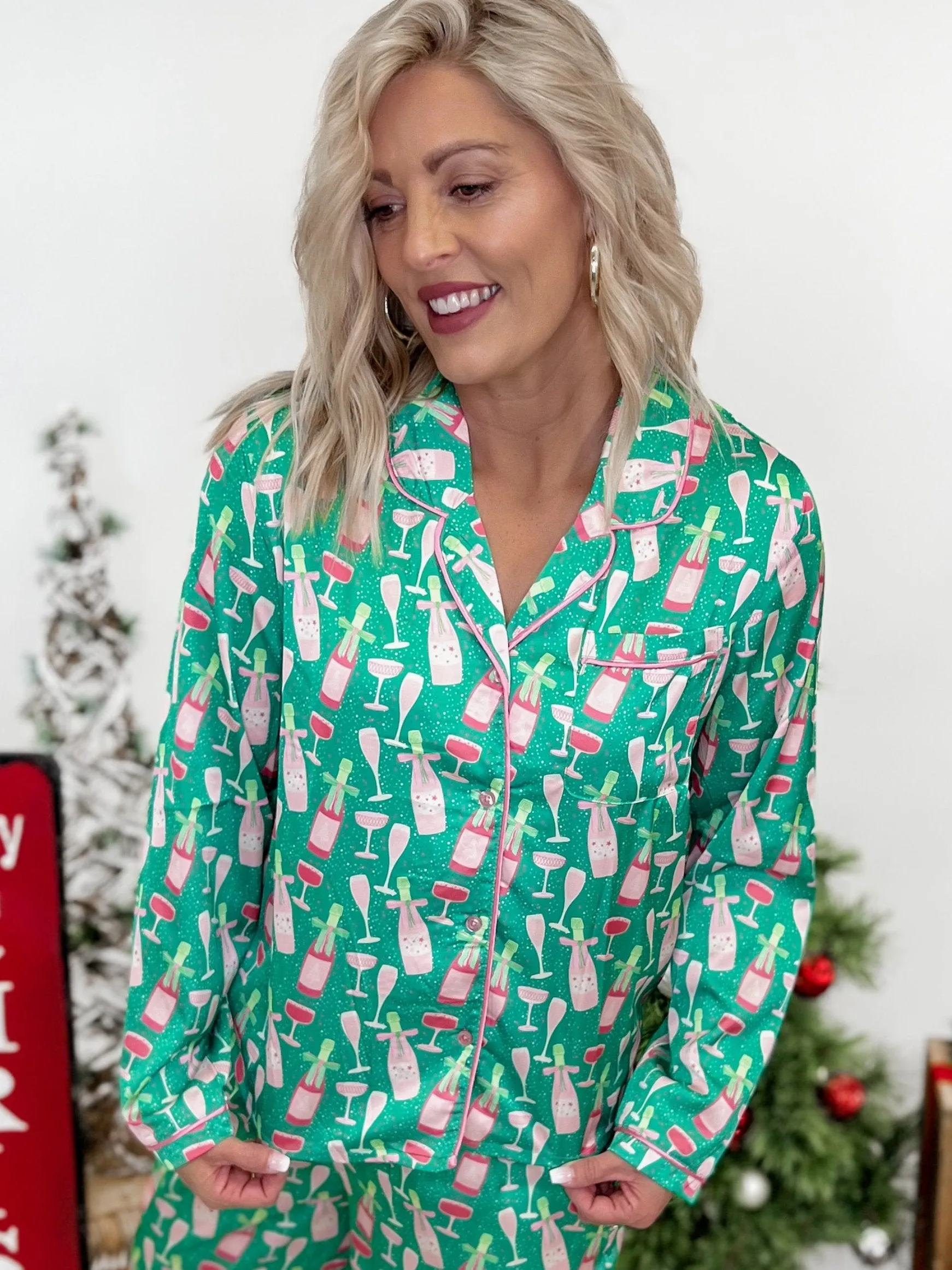 Charlotte Bubbly and Bright Christmas Pajamas Set