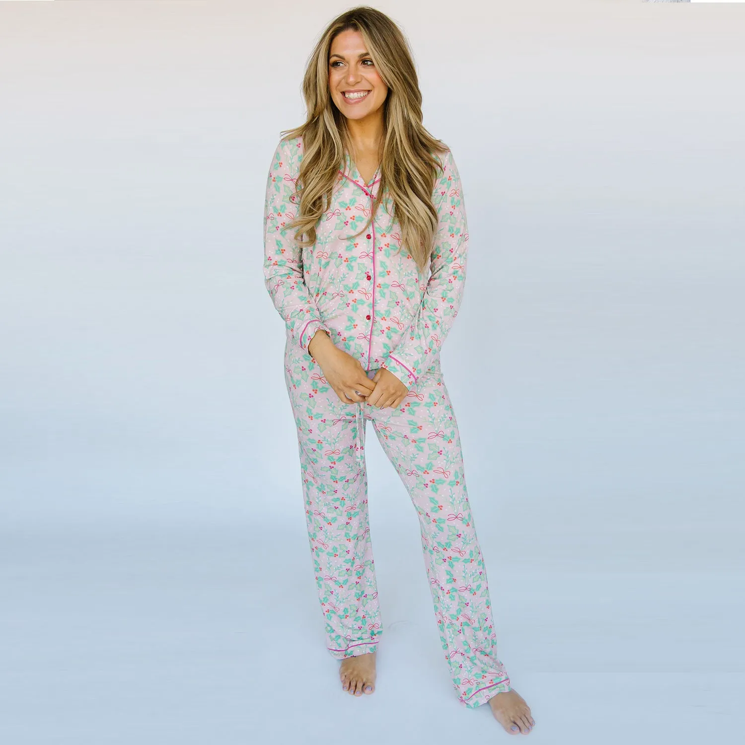 Charlotte Mistletoe Pajama Set