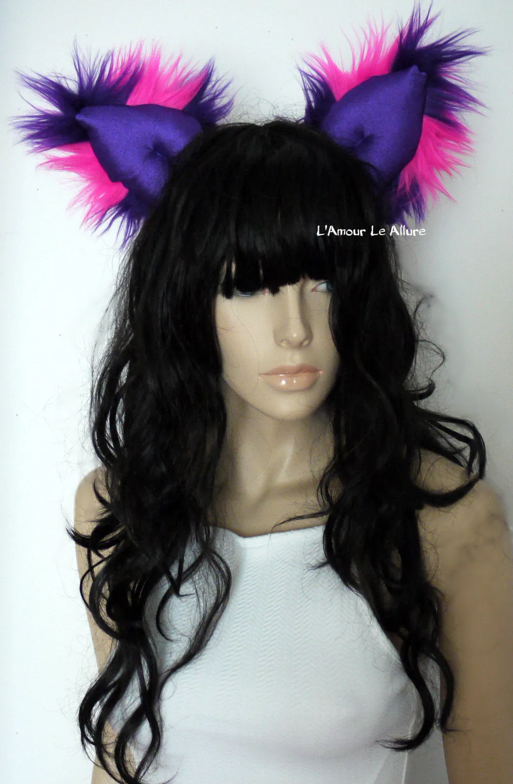 Cheshire Cat Inspired Fur Ears Rave Accessories