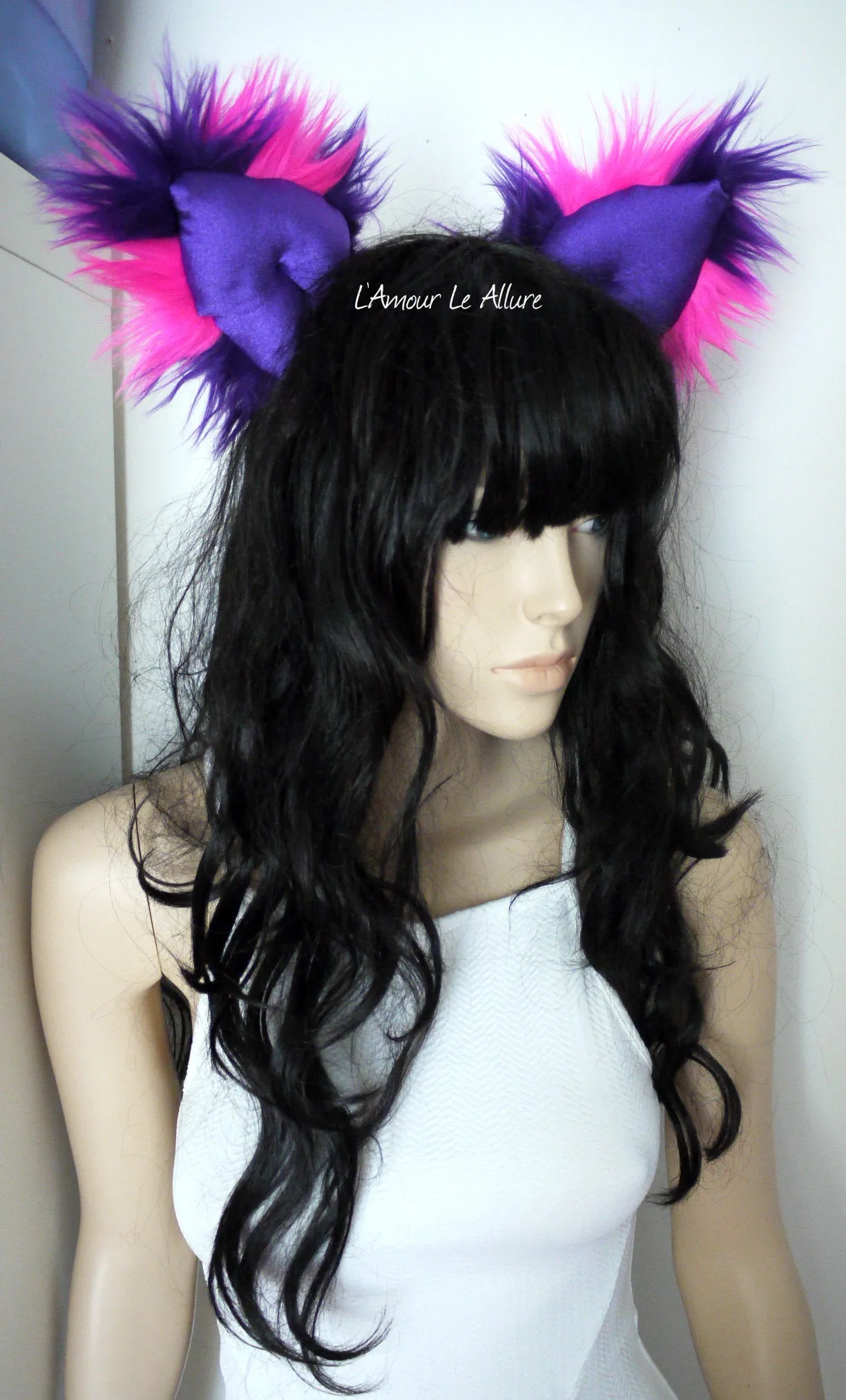 Cheshire Cat Inspired Fur Ears Rave Accessories