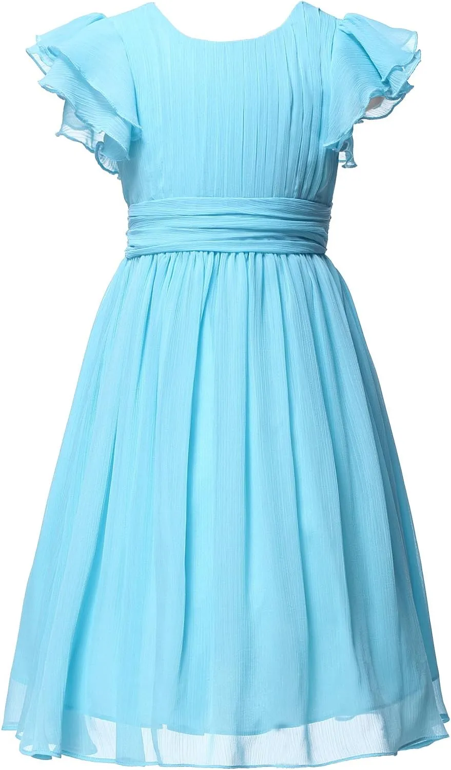 Chiffon Prom Party Dresses Bridesmaid Dress Flower Girl's Dress