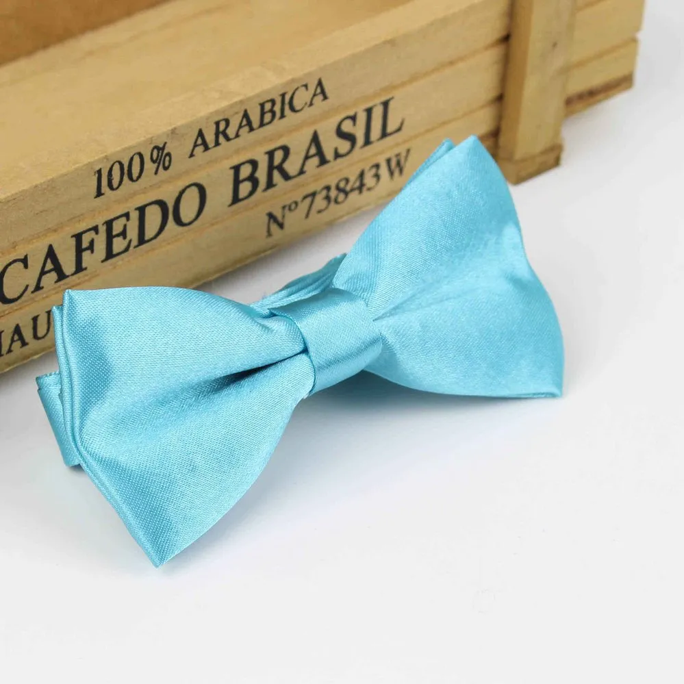 Children Fashion Formal Commercial Classic Solid Color Butterfly Wedding Party Bowtie Kid Suit Tuxedo Dicky Pet Bow Tie