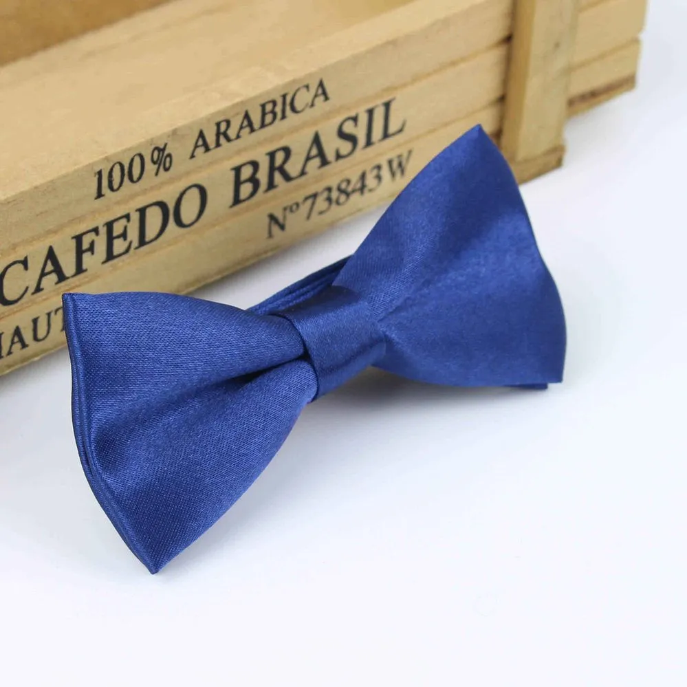Children Fashion Formal Commercial Classic Solid Color Butterfly Wedding Party Bowtie Kid Suit Tuxedo Dicky Pet Bow Tie