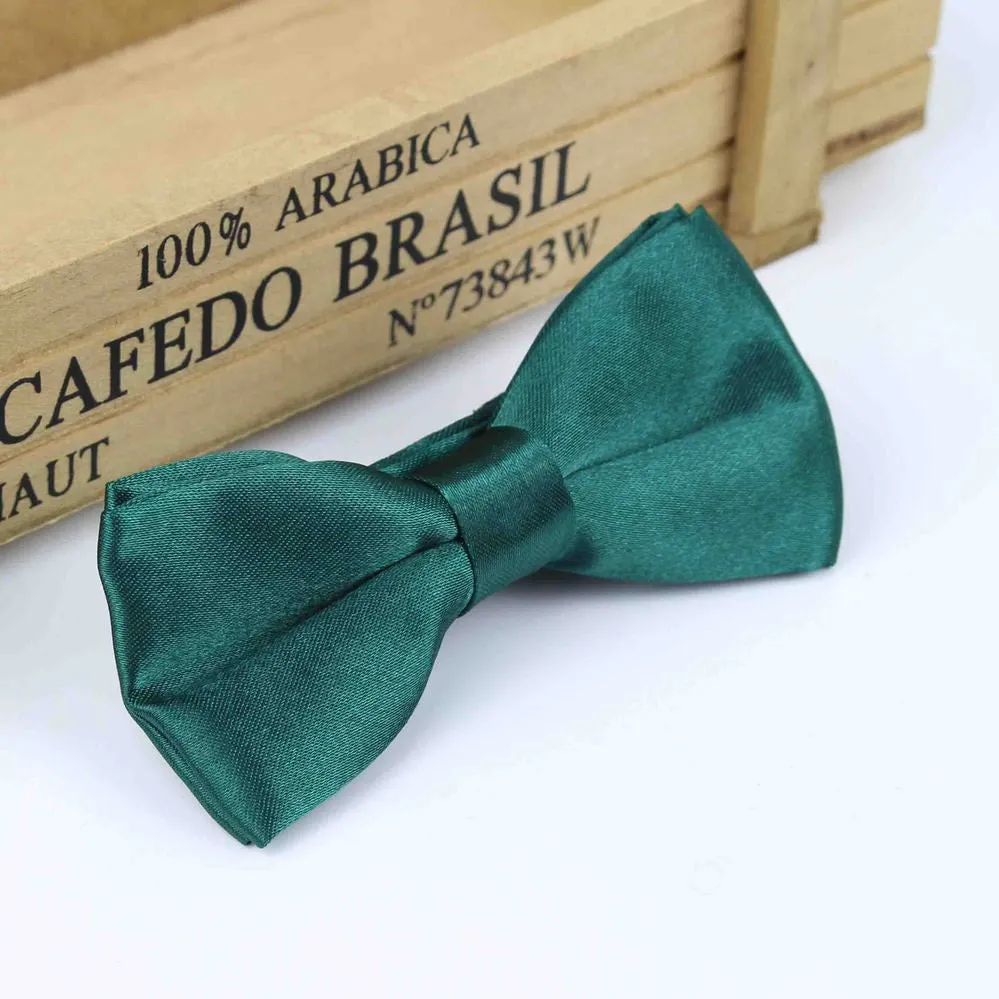 Children Fashion Formal Commercial Classic Solid Color Butterfly Wedding Party Bowtie Kid Suit Tuxedo Dicky Pet Bow Tie