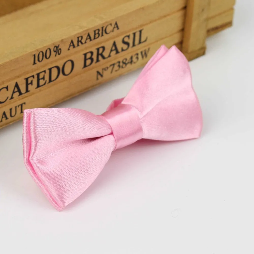 Children Fashion Formal Commercial Classic Solid Color Butterfly Wedding Party Bowtie Kid Suit Tuxedo Dicky Pet Bow Tie