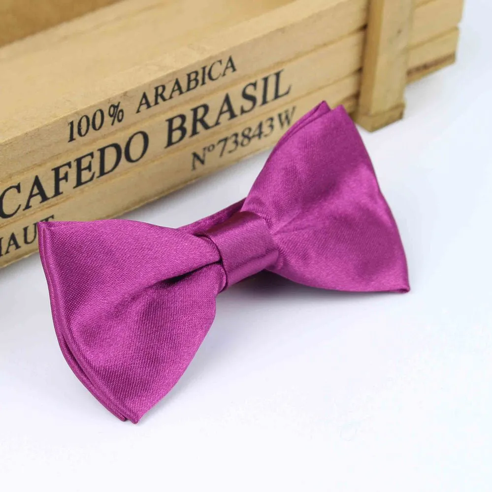 Children Fashion Formal Commercial Classic Solid Color Butterfly Wedding Party Bowtie Kid Suit Tuxedo Dicky Pet Bow Tie