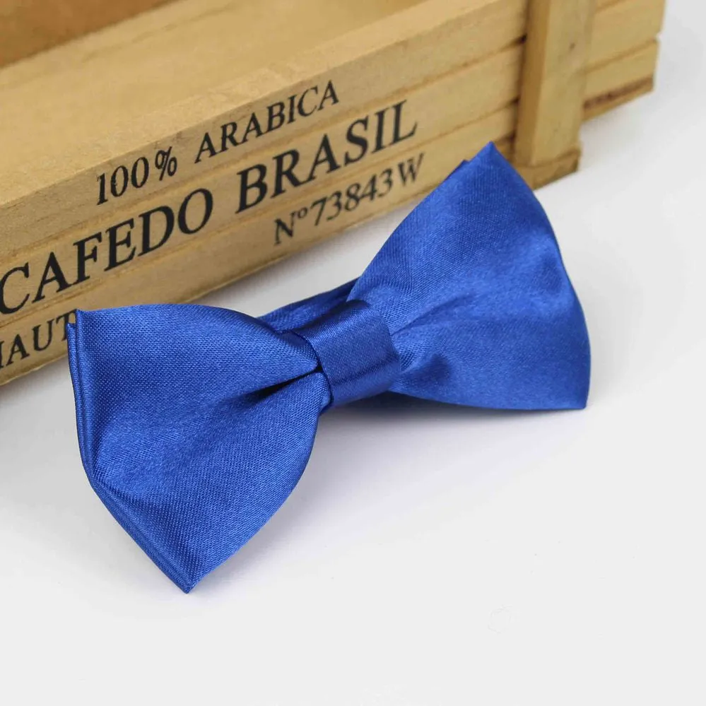 Children Fashion Formal Commercial Classic Solid Color Butterfly Wedding Party Bowtie Kid Suit Tuxedo Dicky Pet Bow Tie