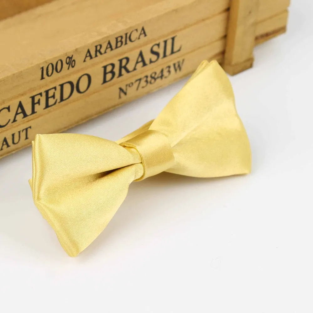 Children Fashion Formal Commercial Classic Solid Color Butterfly Wedding Party Bowtie Kid Suit Tuxedo Dicky Pet Bow Tie