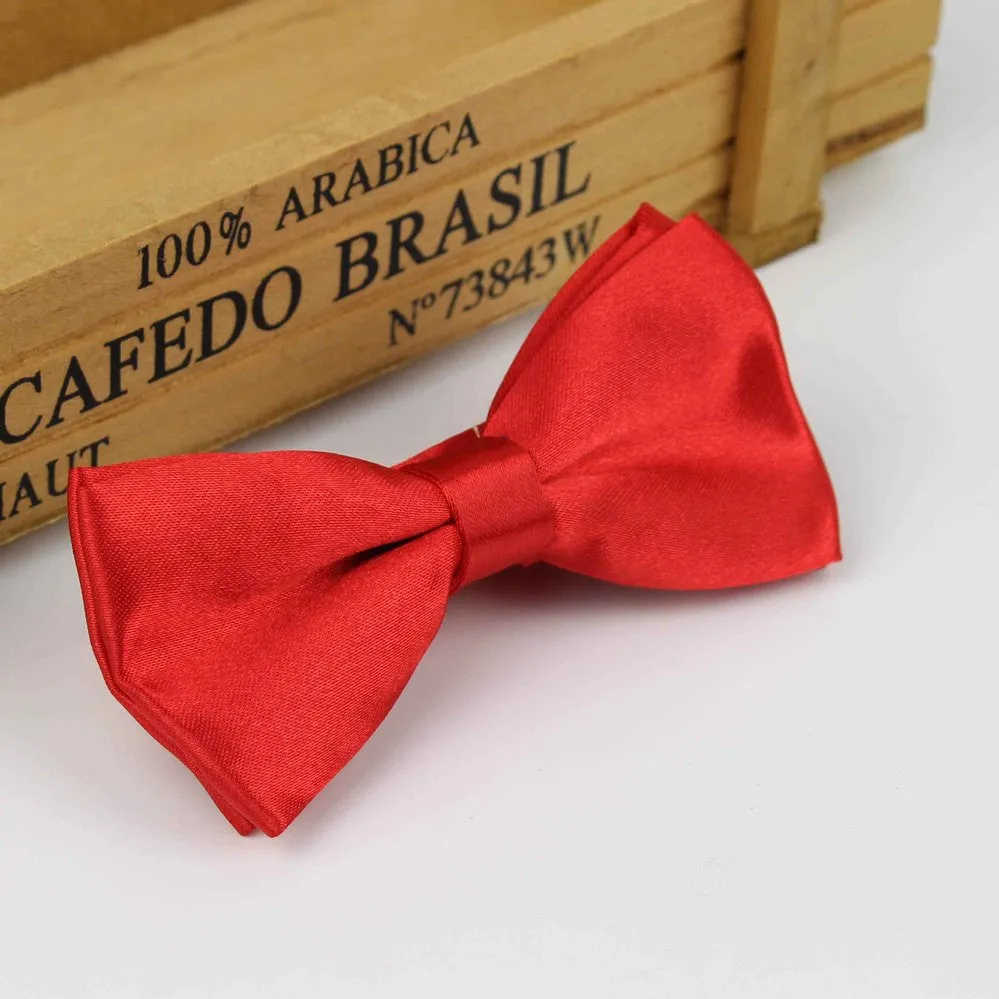Children Fashion Formal Commercial Classic Solid Color Butterfly Wedding Party Bowtie Kid Suit Tuxedo Dicky Pet Bow Tie