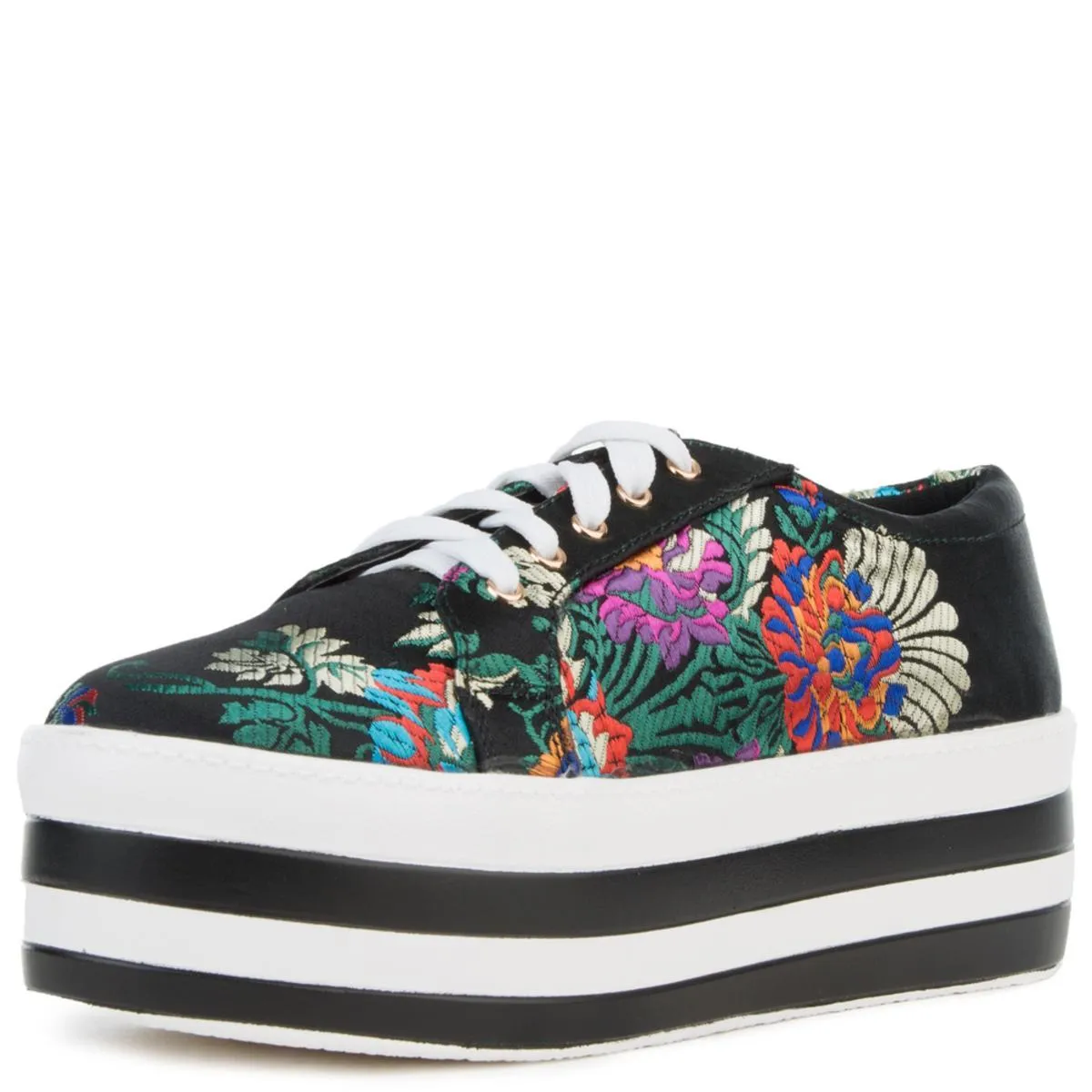 Ciana-3 Platform Sneakers  BLACK