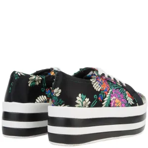 Ciana-3 Platform Sneakers  BLACK