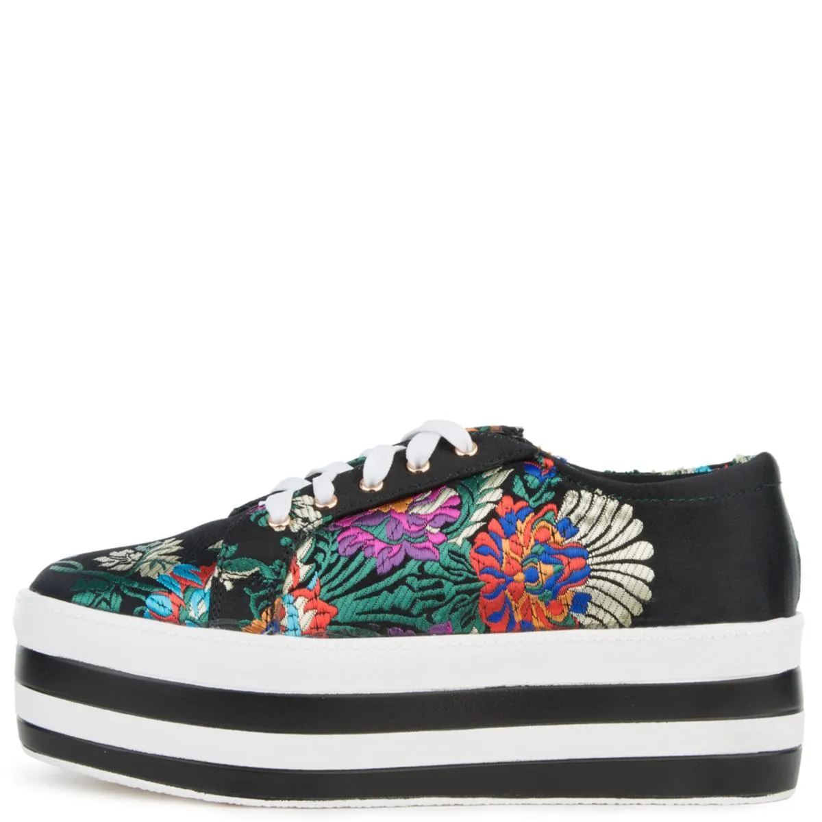 Ciana-3 Platform Sneakers  BLACK
