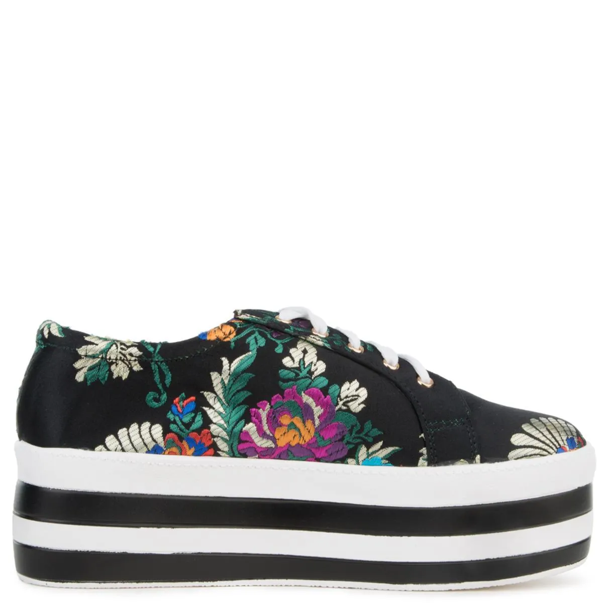 Ciana-3 Platform Sneakers  BLACK