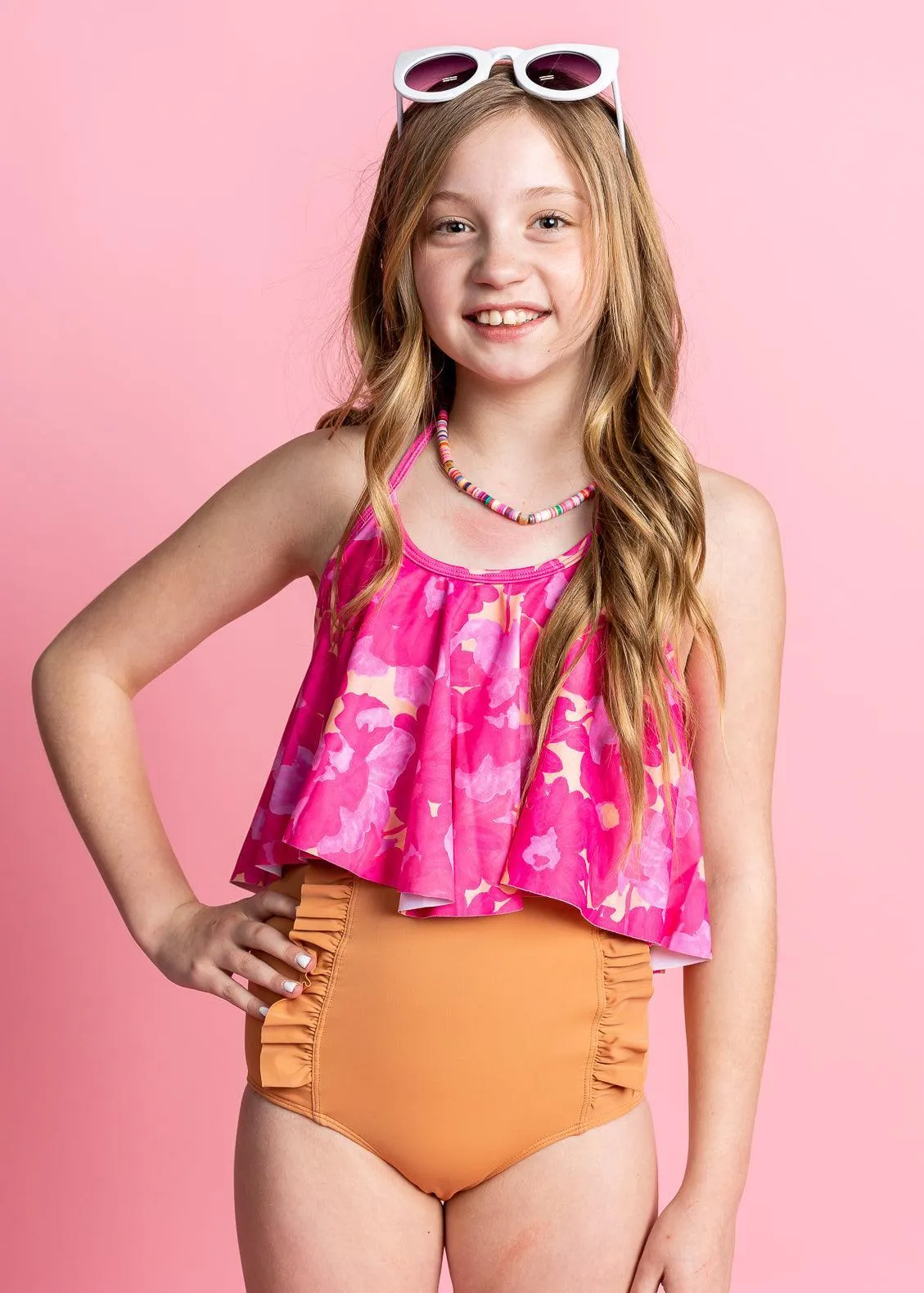 Clay | Youth Down in Front Ruffle Bottoms