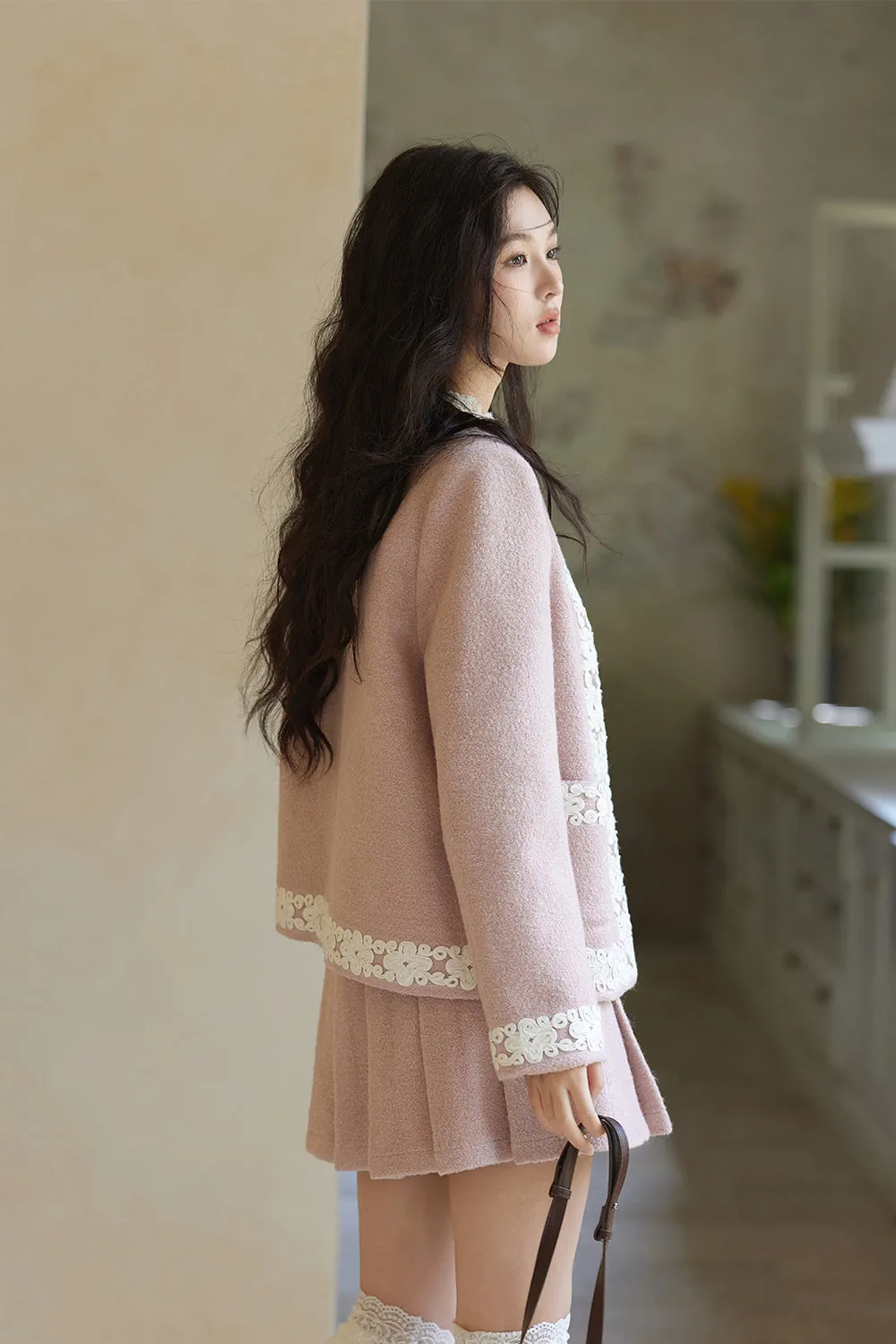 Coat and Skirt Suit Set