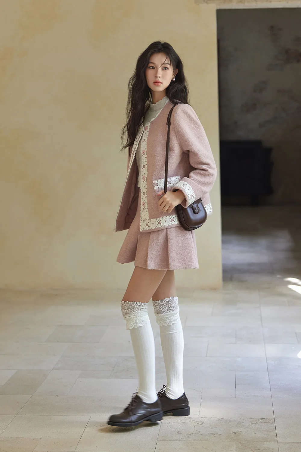 Coat and Skirt Suit Set