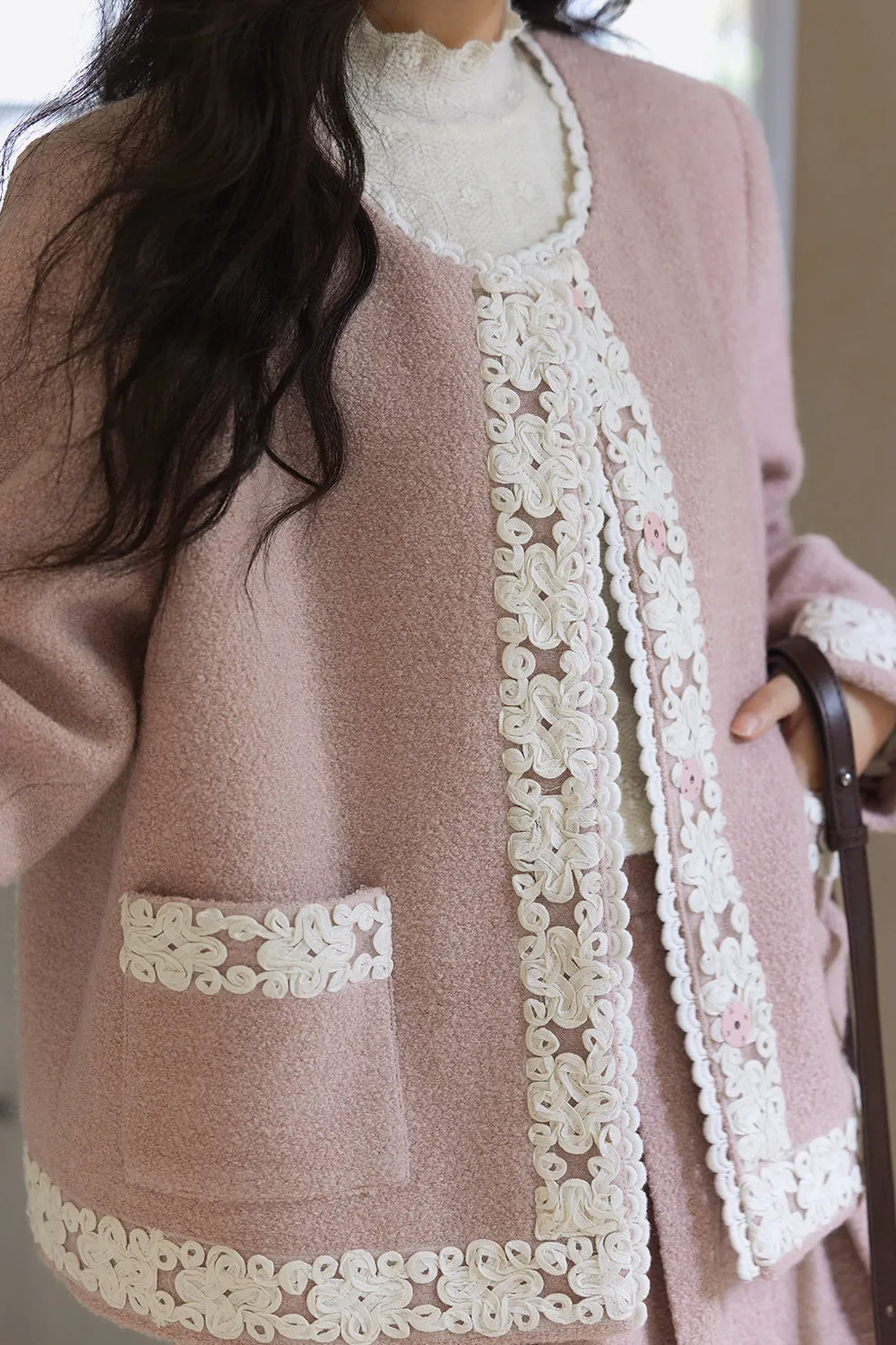 Coat and Skirt Suit Set