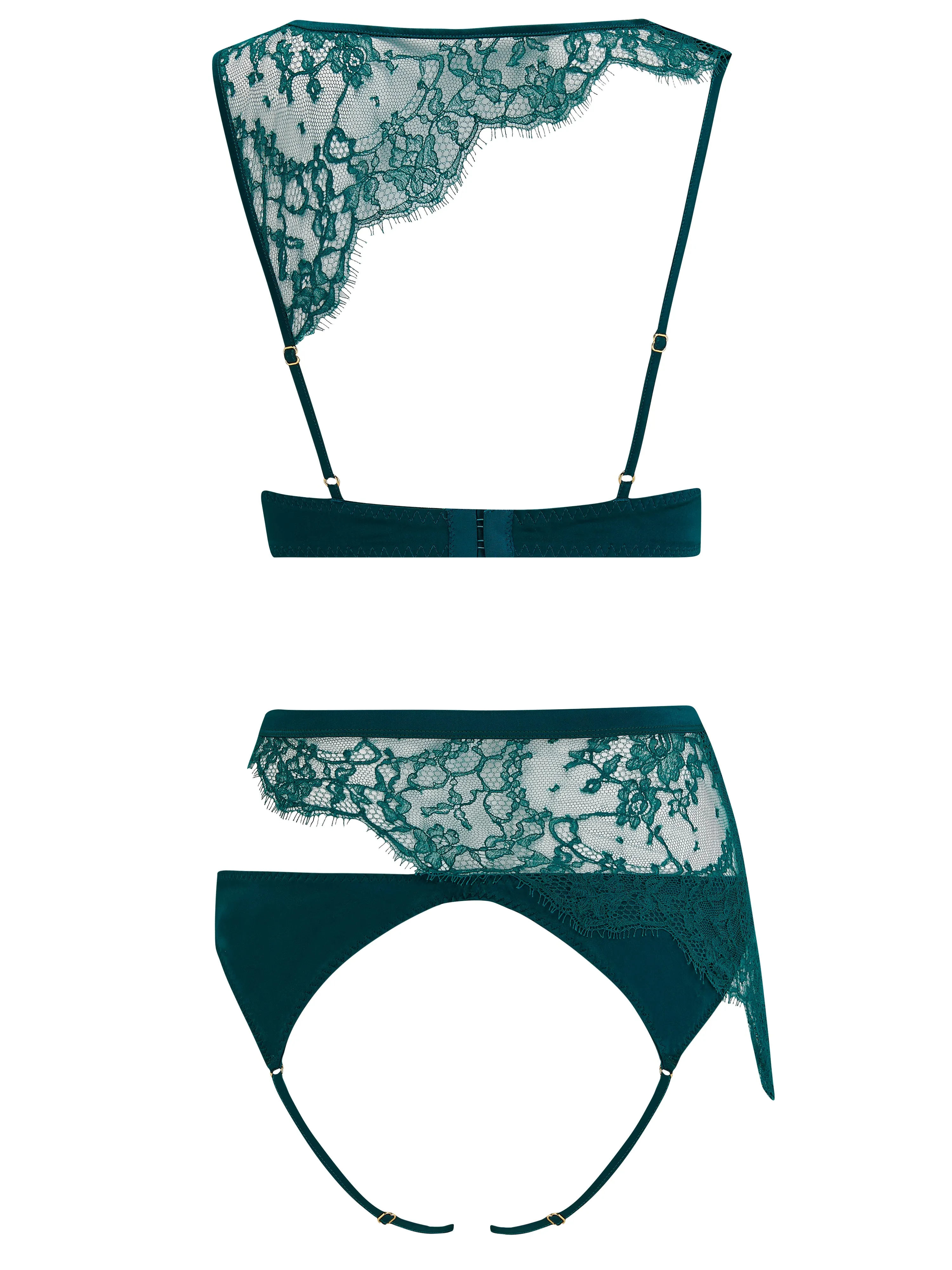 Coco De Mer Nilima High Waisted Open Knicker