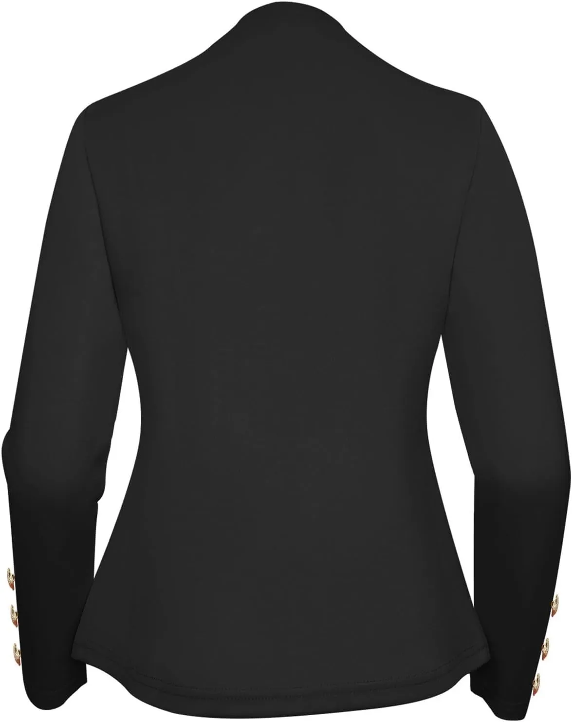 cooki Blazers for Women Business Casual 2024 Fall Long Sleeve Notch Cardigans Open Front Button Dressy Cropped Blazer Jackets