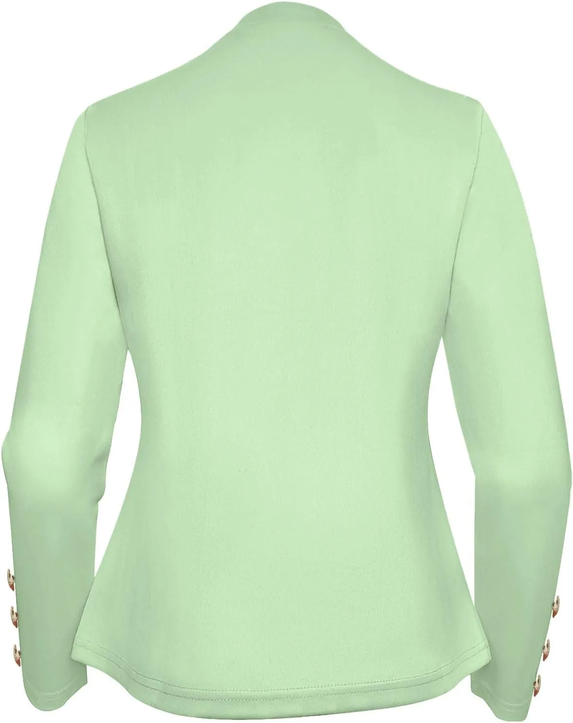 cooki Blazers for Women Business Casual 2024 Fall Long Sleeve Notch Cardigans Open Front Button Dressy Cropped Blazer Jackets