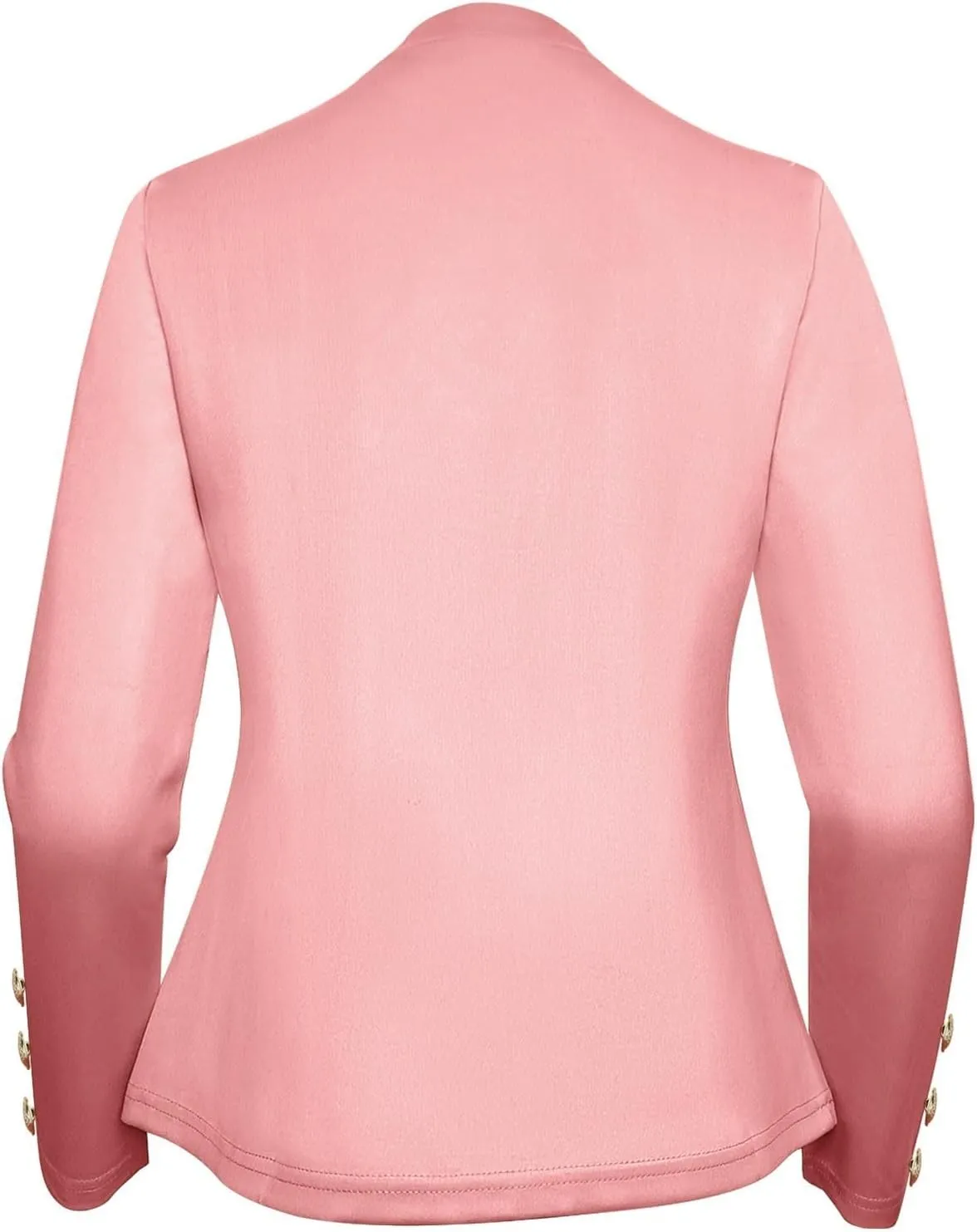 cooki Blazers for Women Work Casual 2024 Fall Long Sleeve Notch Cardigans Open Front Button Dressy Cropped Blazer Jackets