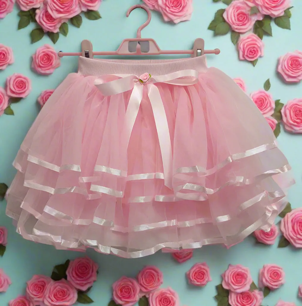 Coquette Style Mini Skirt Balletcore Skirt