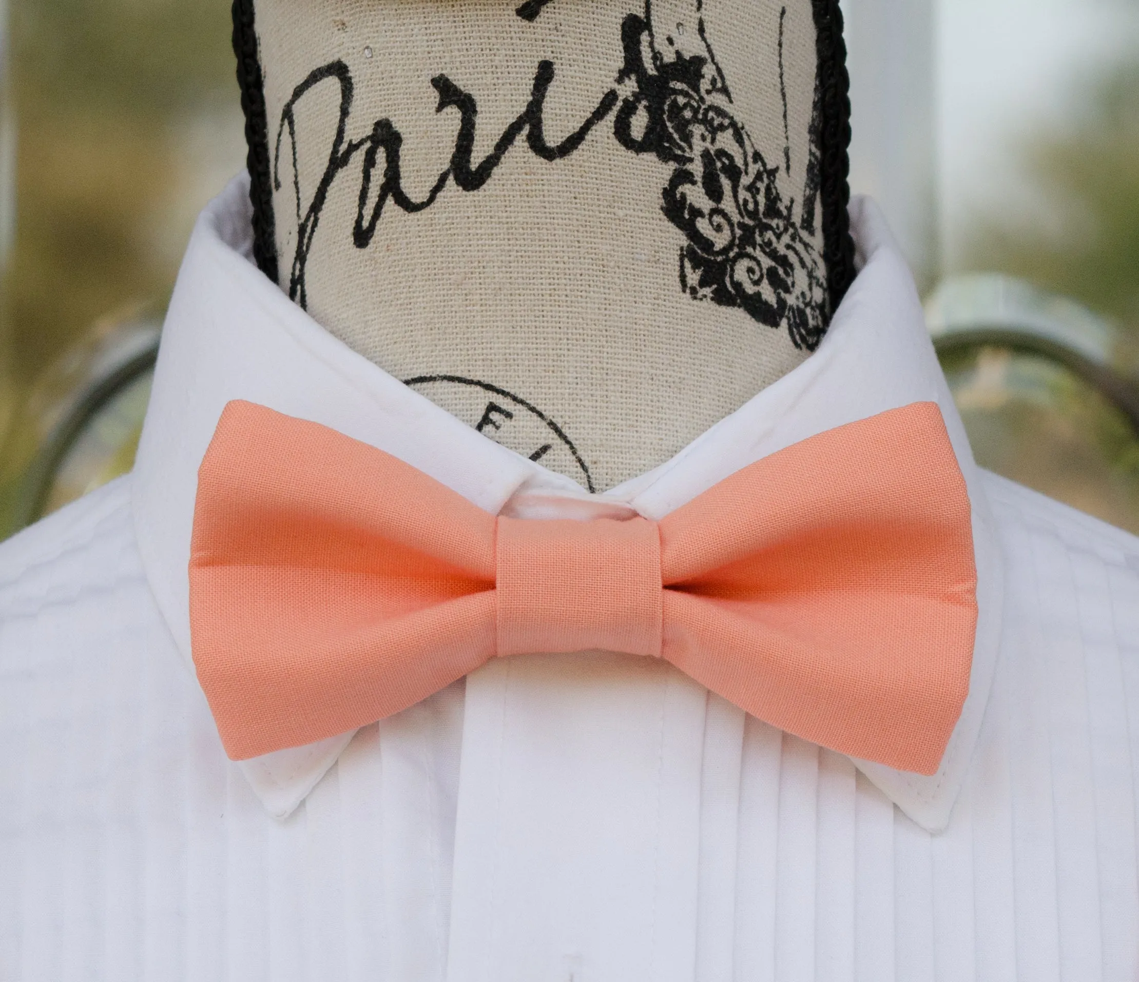 Coral Bow Tie and/or Suspenders (147)