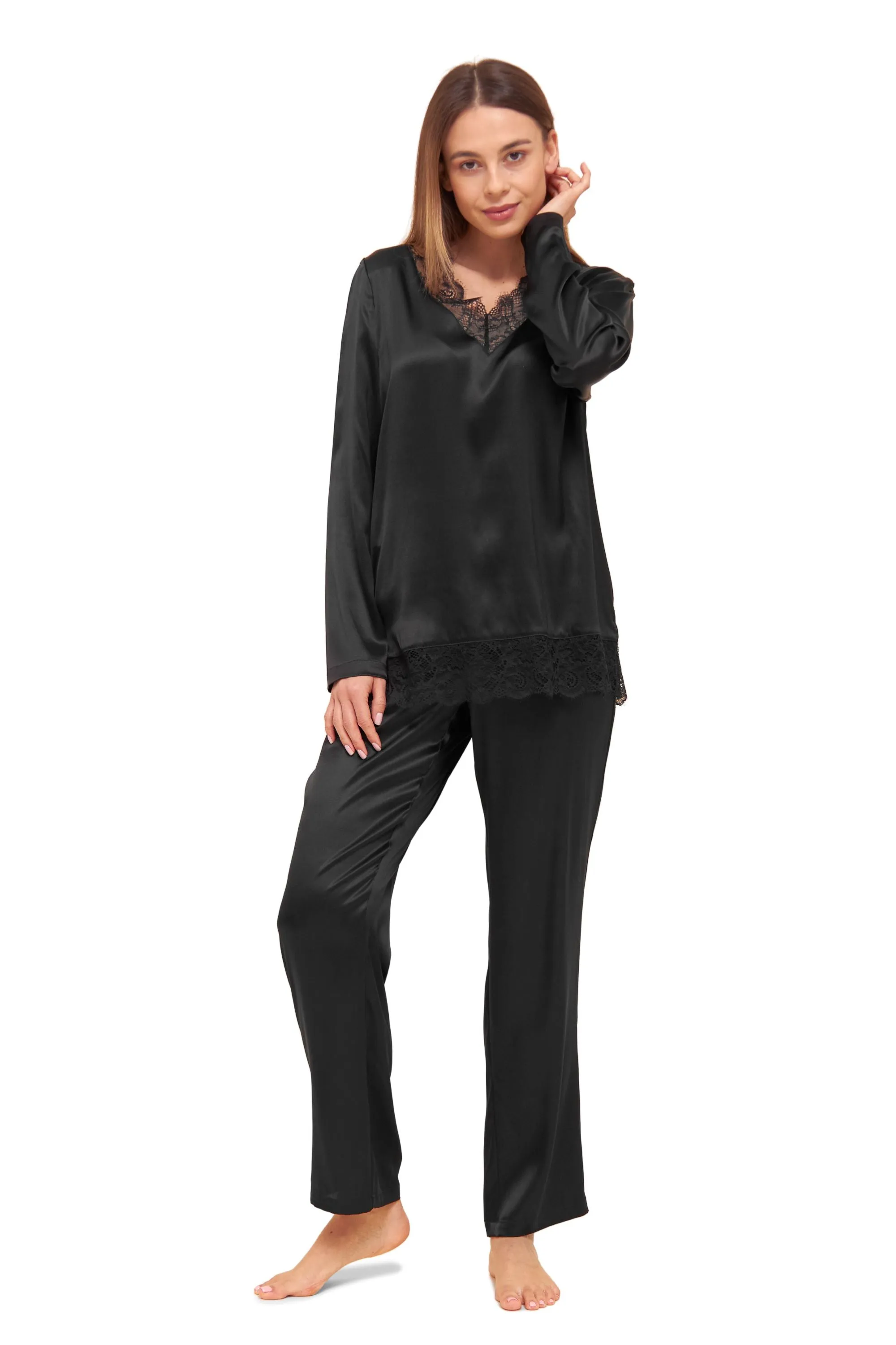 Couture Organic Silk Pajamas Set
