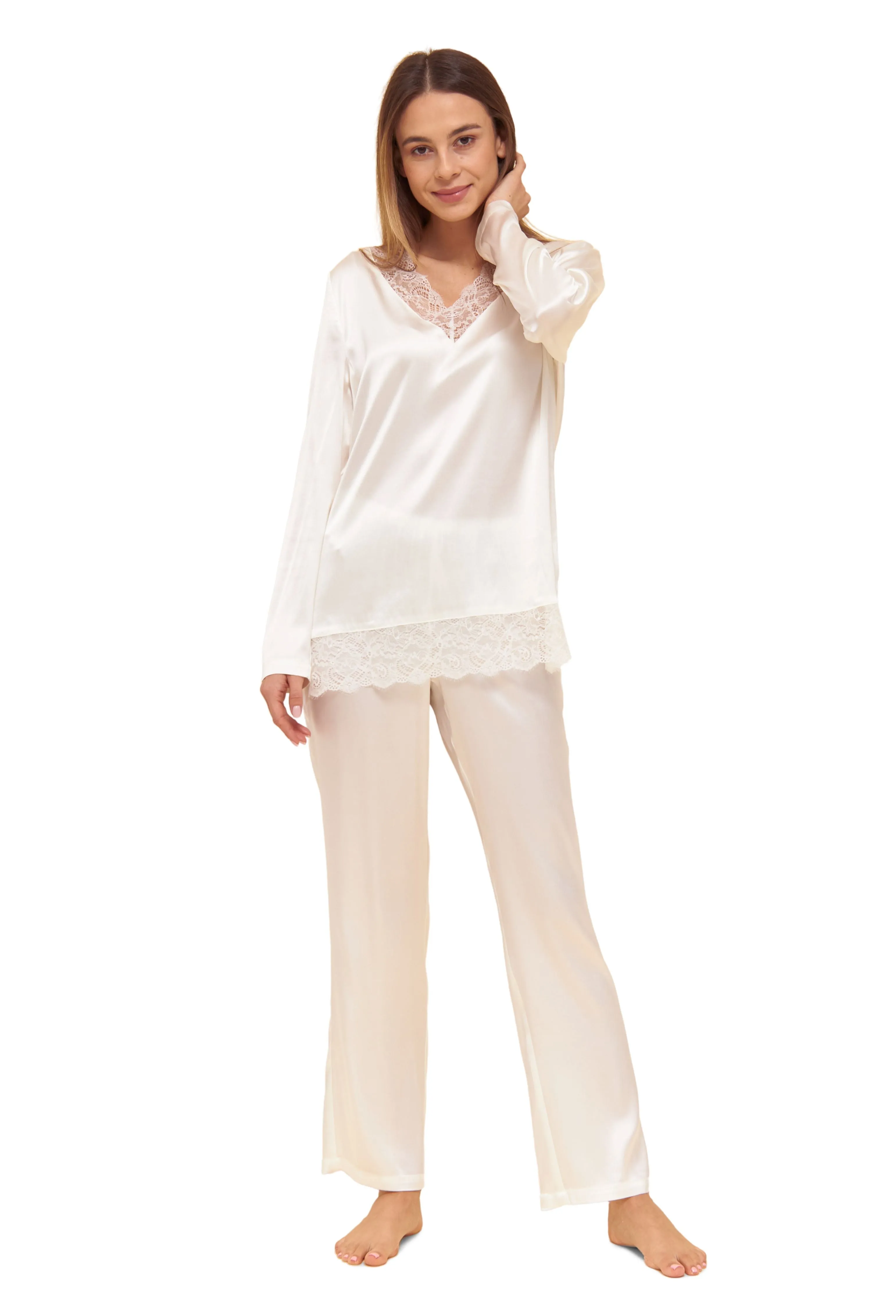 Couture Organic Silk Pajamas Set