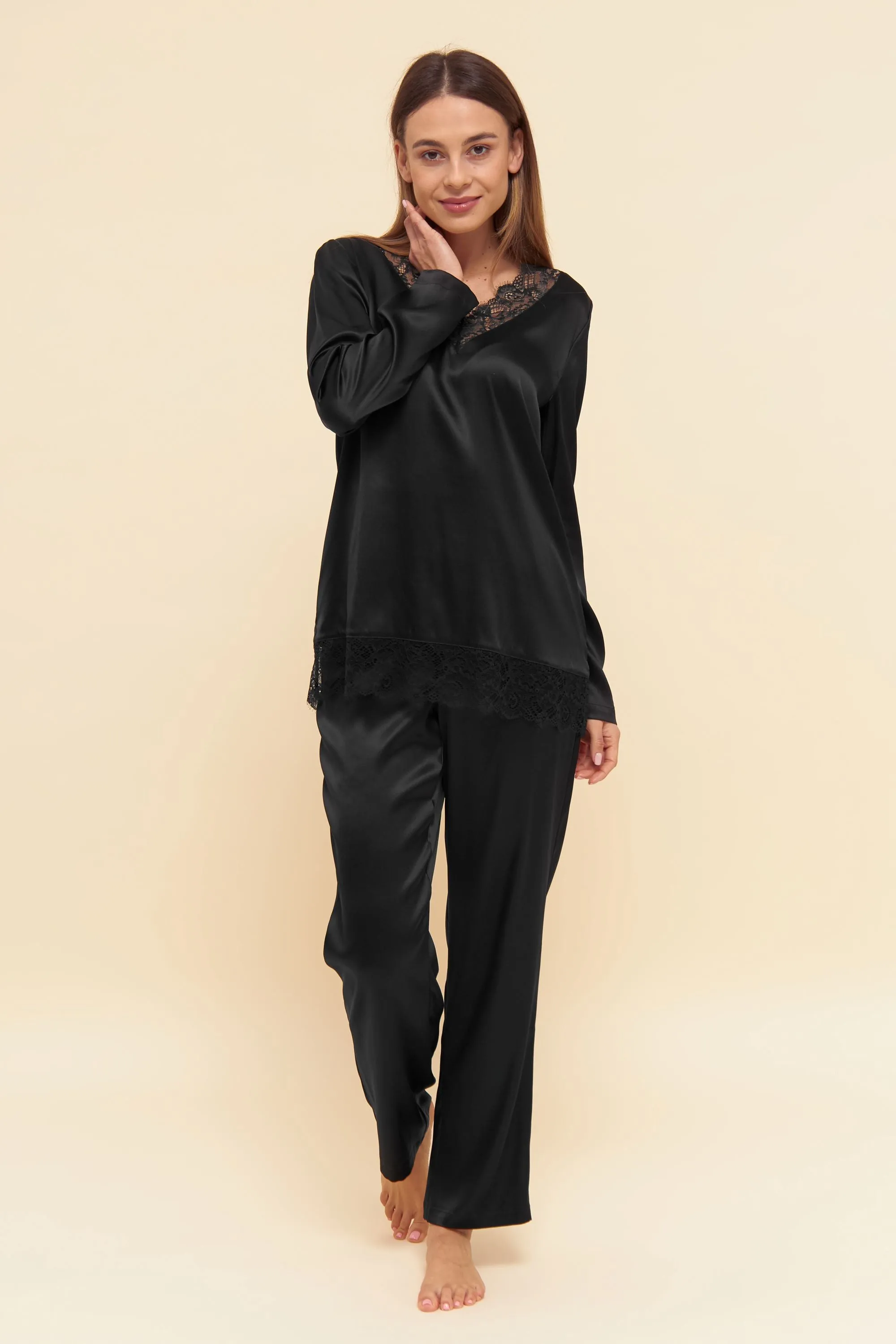 Couture Organic Silk Pajamas Set