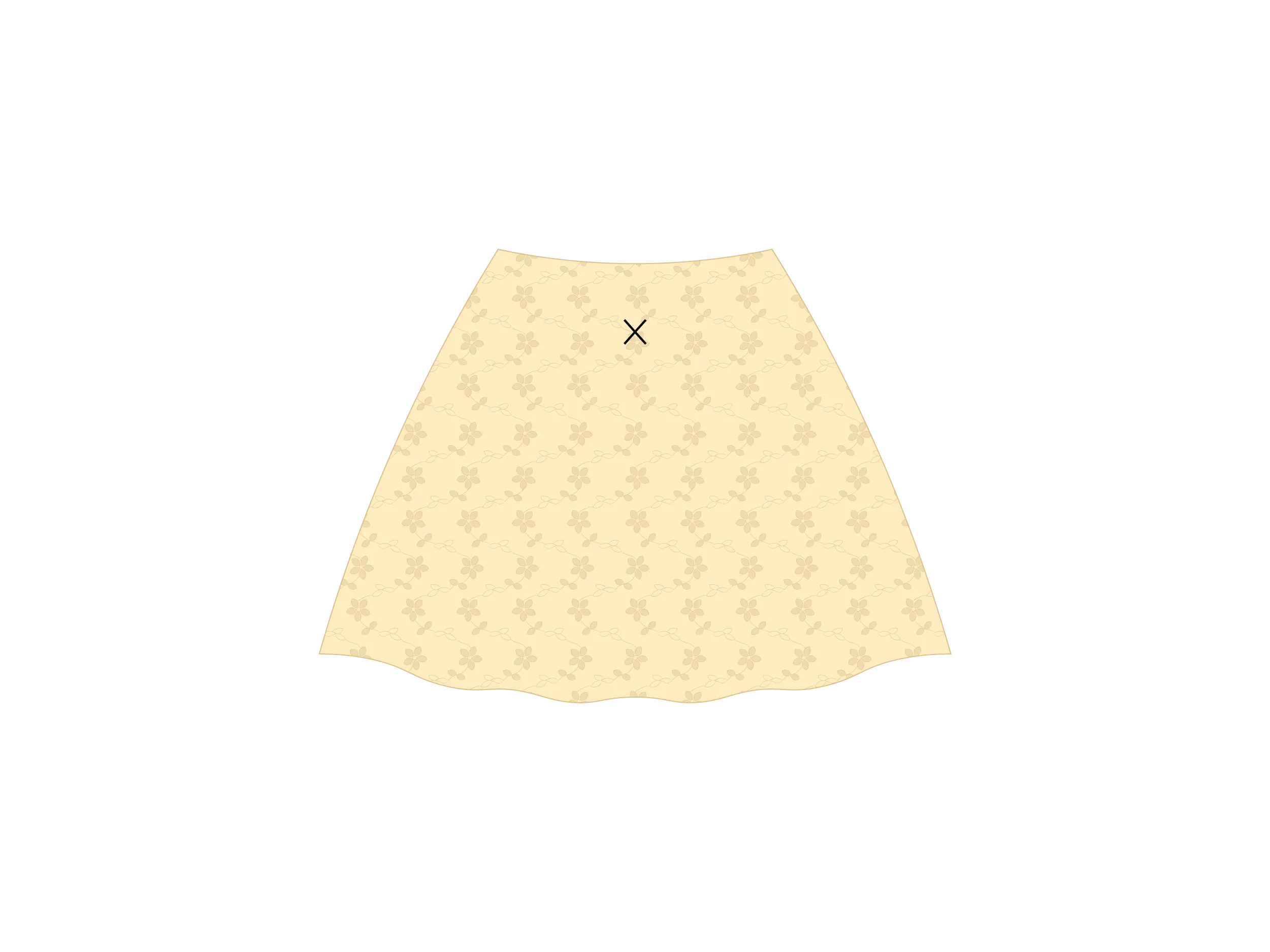 Creme Eyelet Lace Mini Skirt