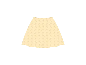 Creme Eyelet Lace Mini Skirt