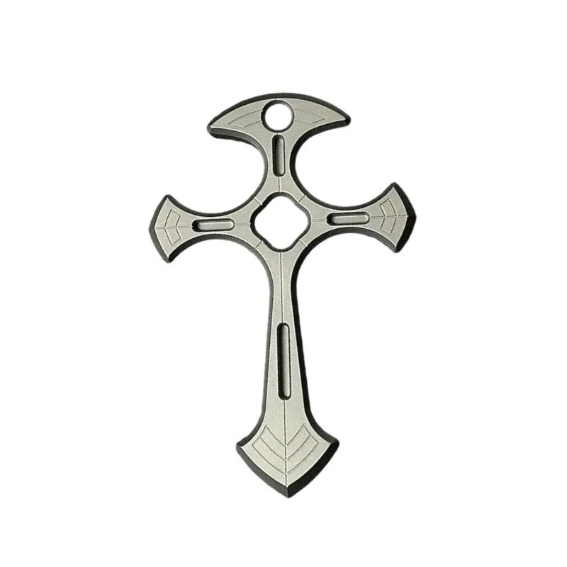 Cross Handheld Self Defense Knuckles Keychain