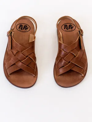 Cross Strap - Kava Brown