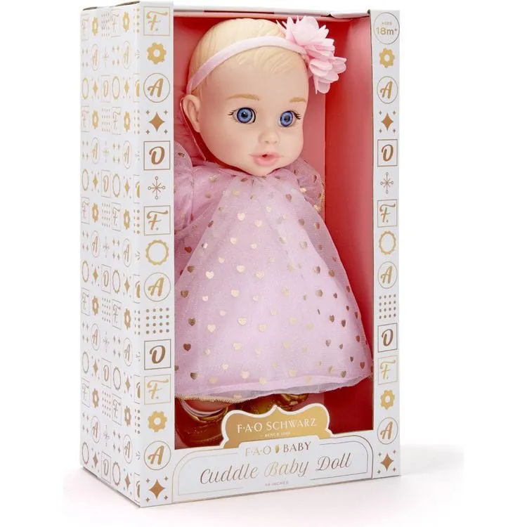 Cuddle Baby Doll 14-Inches - Blonde Hair