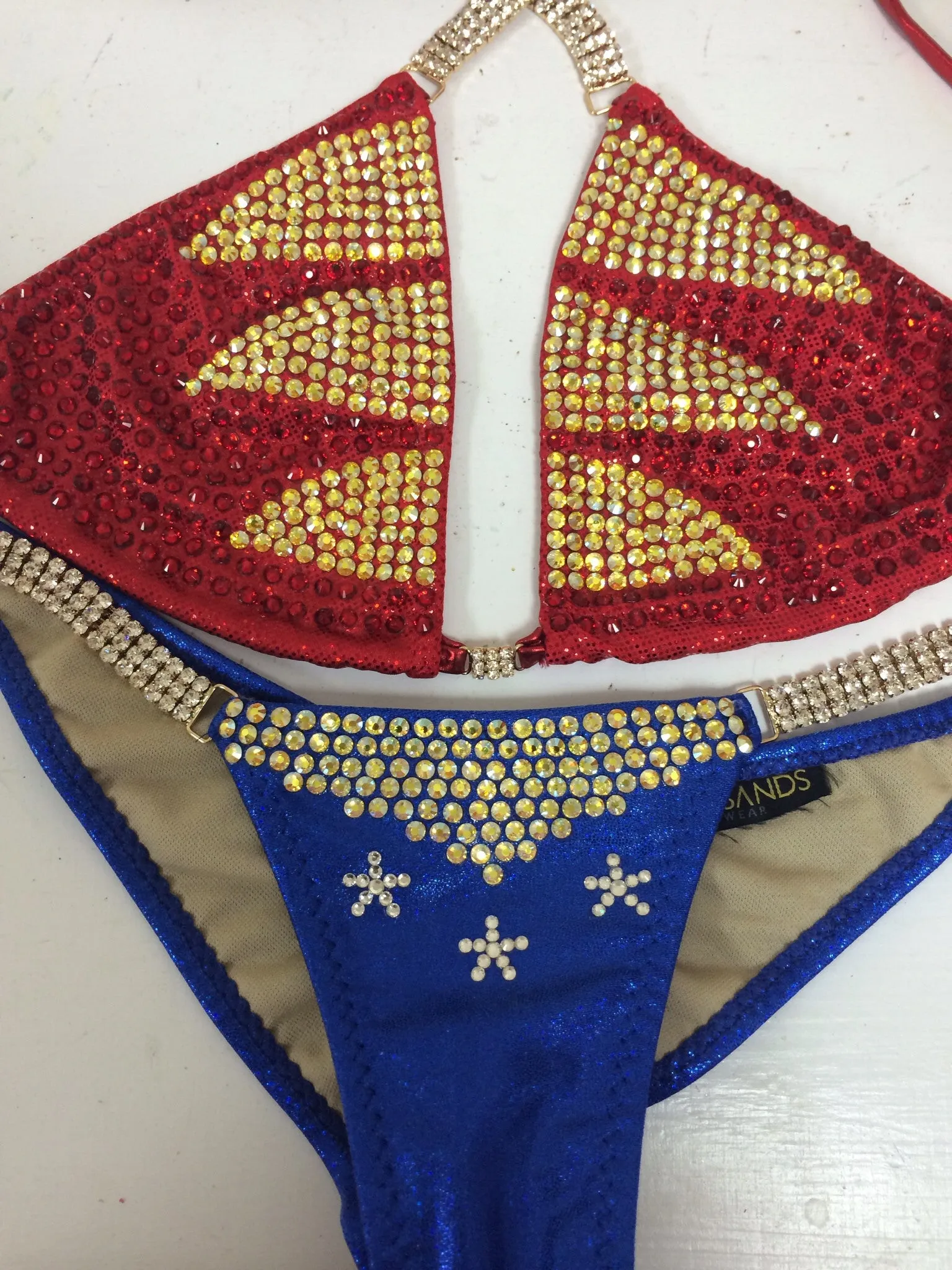 Custom Wonder Woman Inspired Themewear bikini *wings sold separately