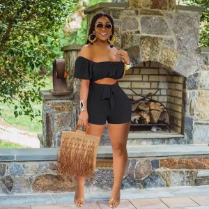 Cut Out Short Romper