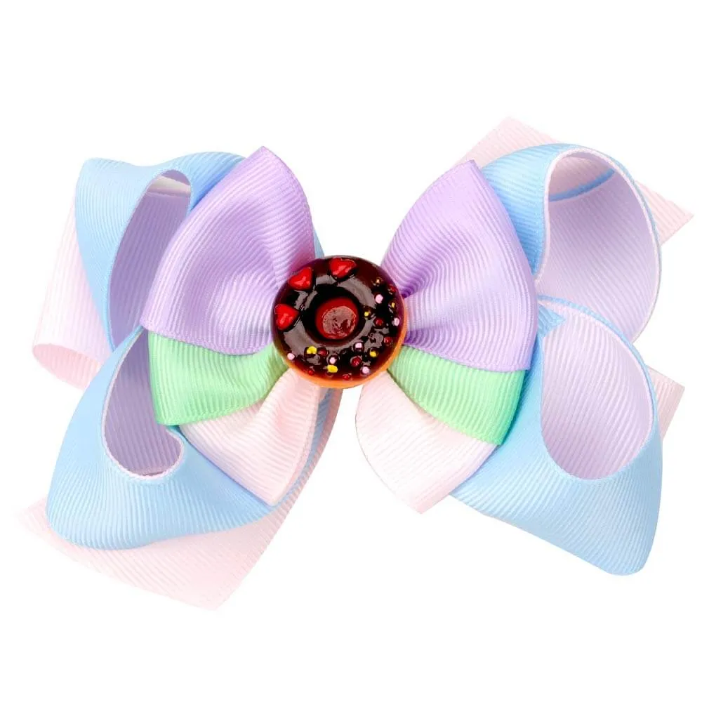 Cute Candy Donuts Hair Bows