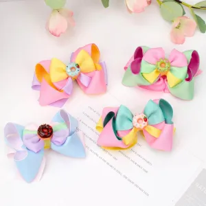 Cute Candy Donuts Hair Bows