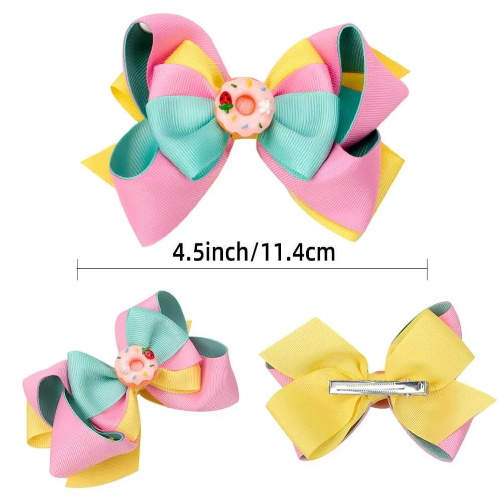 Cute Candy Donuts Hair Bows