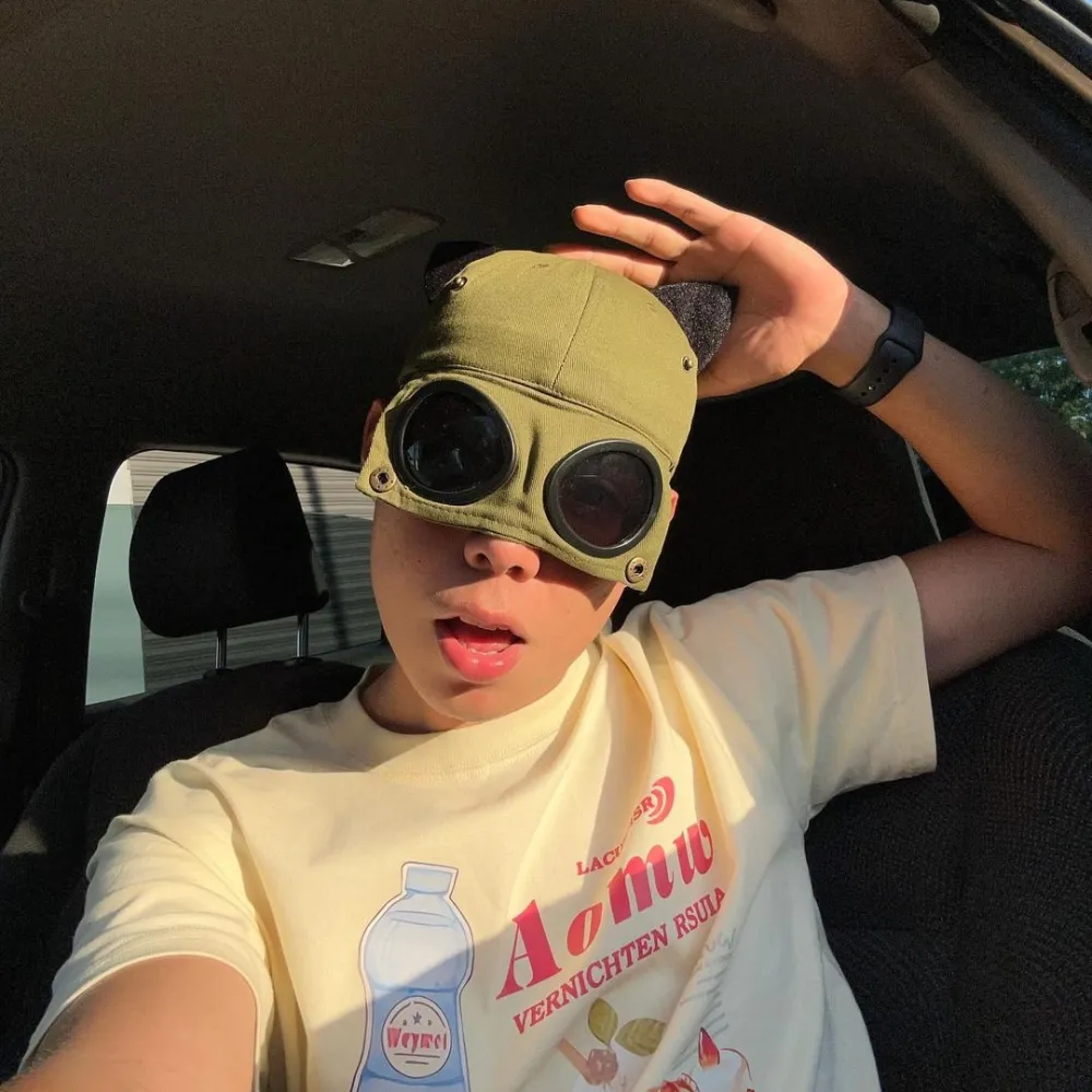 Cute Cat Ears Aviator Hat
