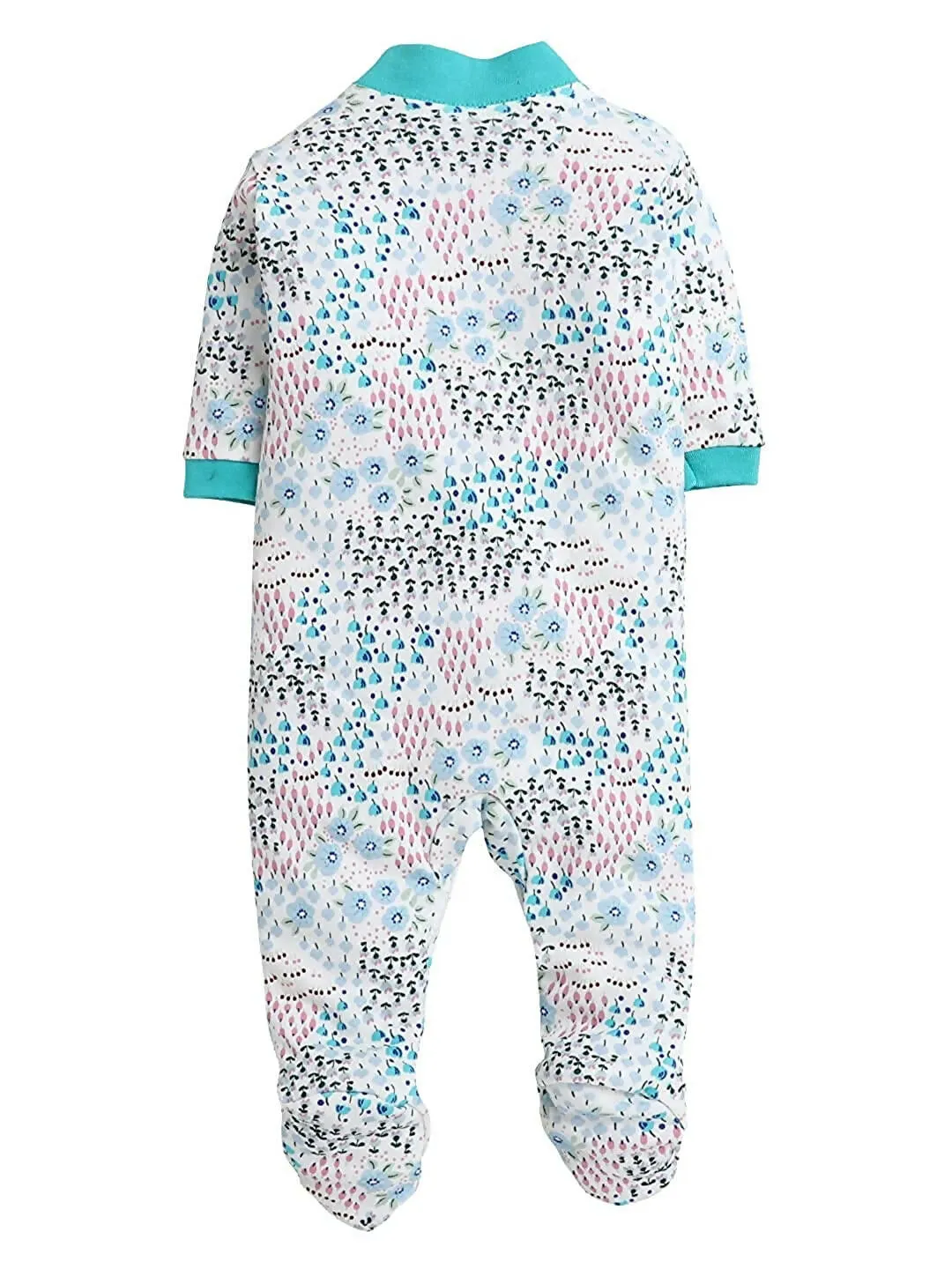 Daddy - G Rompers/Sleepsuits/Jumpsuit /Night Suits for New Born Babies - Mint Green